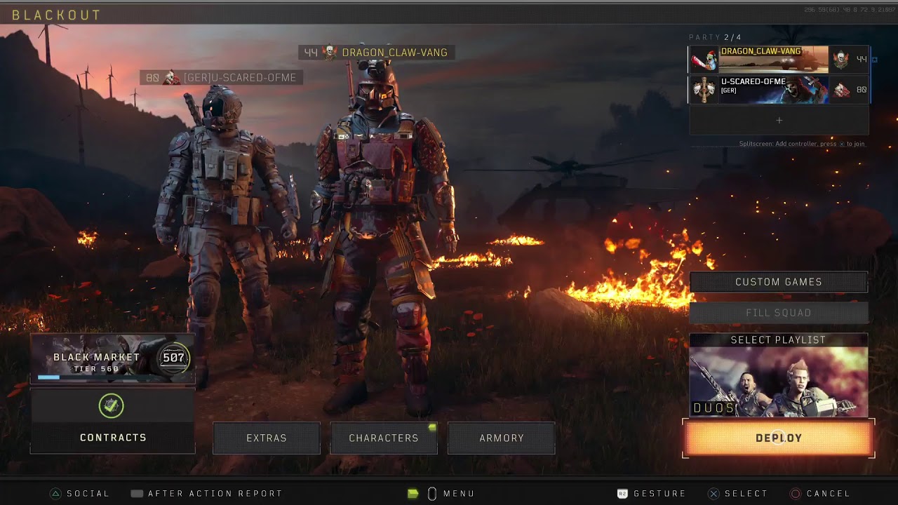 COD BO4 BLACKOUT LIVE ON PS5