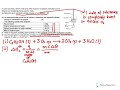 Combustion Chemical Equation