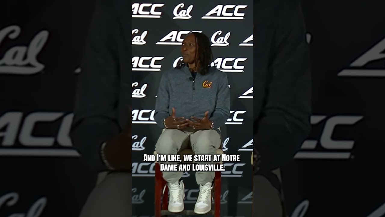 Coach Charmin Smith talks about the notoriety of the ACC π₯#calbears #cal #accbasketball #sports