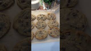 Eggless chocolate chip cookies!! #treat #cookies #baking #egglessrecipes #egglessbaking #sweettooth