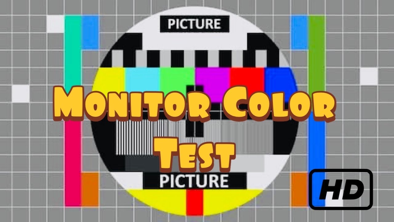 Monitor Color Test 1080p HD YouTube