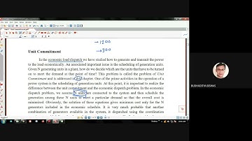 Unit Commitment Constraints