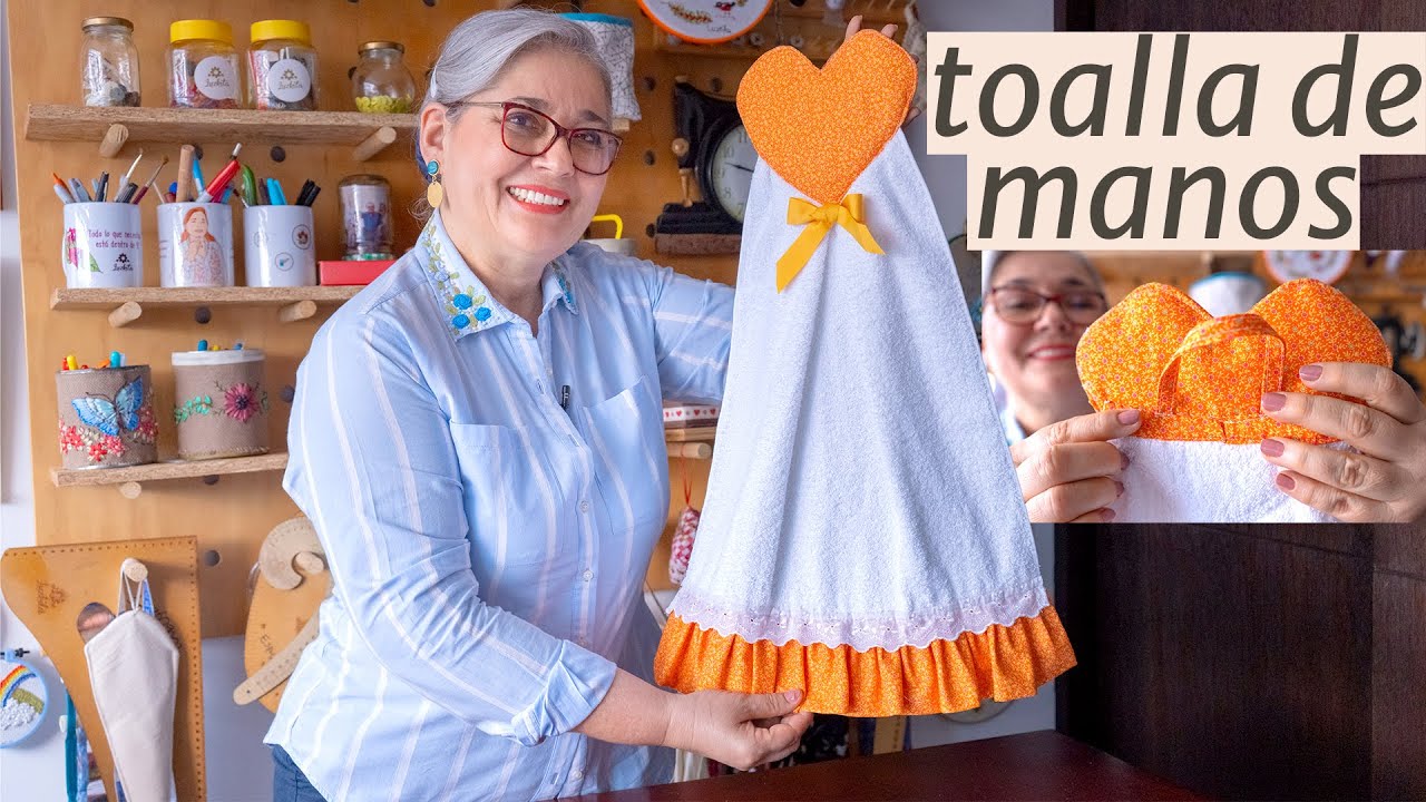 Cómo hacer TOALLA COLGANTE /PARA TU CASA, PARA REGALAR O GANAR DINERO, haciendo y vendiendo DIY