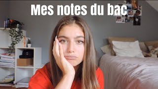 MES NOTES DU BAC