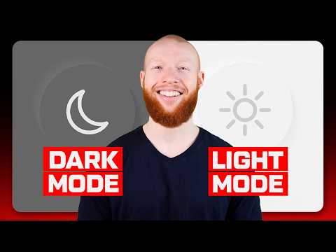 Criando um tema escuro claro com CSS e JavaScript (Light and Dark Mode)