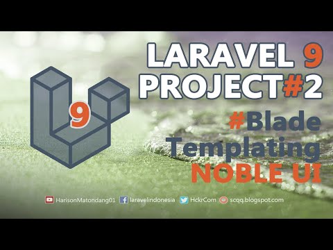 Laravel 9 Project  - Blade Templating PPDB App with Bootstrap 5 NobleUI Part 2