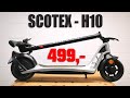 ⚡ SCOTEX H10 - 499€ ⚡ Günstiger E-Scooter 2021! Escooter - Test - Review - SCOTEX H10 by SXT (DEU)