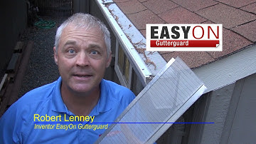 EasyOn Gutter Guard Performance Video