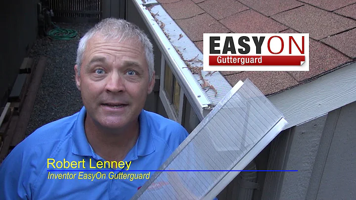 EasyOn Gutter Guard Performance Video