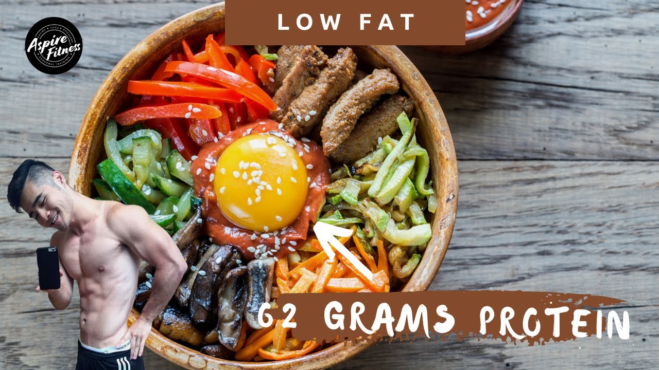 Healthy Bibimbap Recipe 62g Protein Healthier Versions Of Foods Ep 