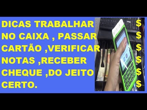 Trabalhar no caixa