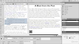 Information 106 Inserting HTML5 Audio News