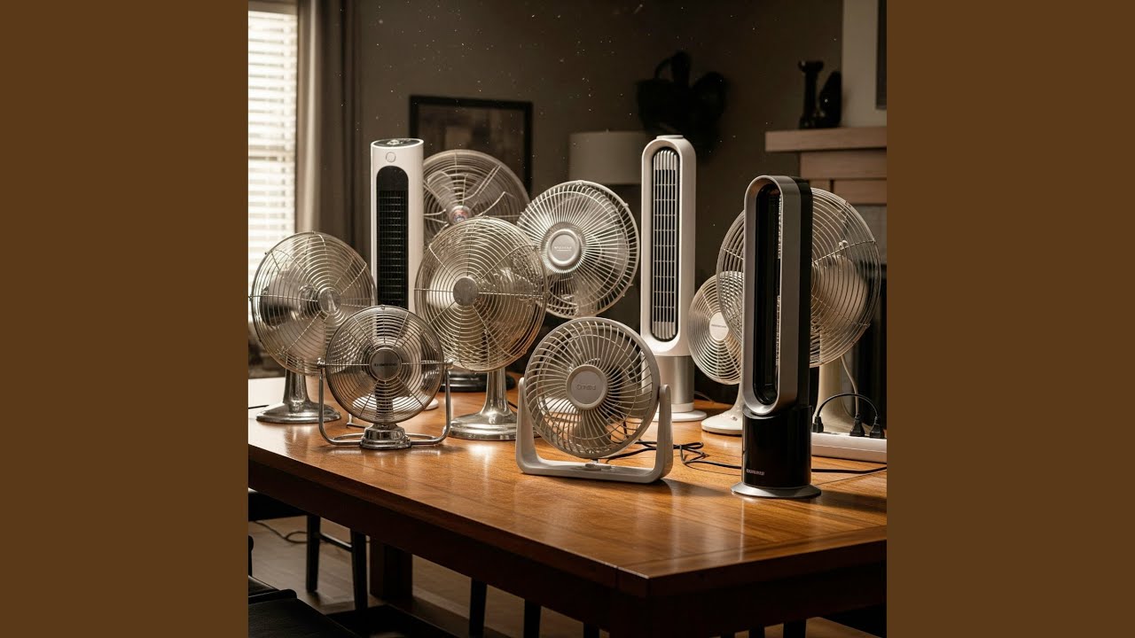 Blades in Motion, Fan White Noise, Endless Loop