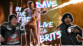 BEST BRITS 2022 PERFORMANCE!!! | Americans React to Dave In the Fire (Live at the Brits)