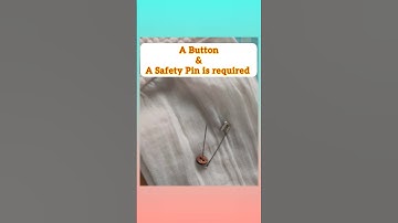 Saree/Dupatta Safety Pin Hack🥻🧷#safetypin#saree#silk#dupatta#sareehacks#dupattahacks#youtubeshorts