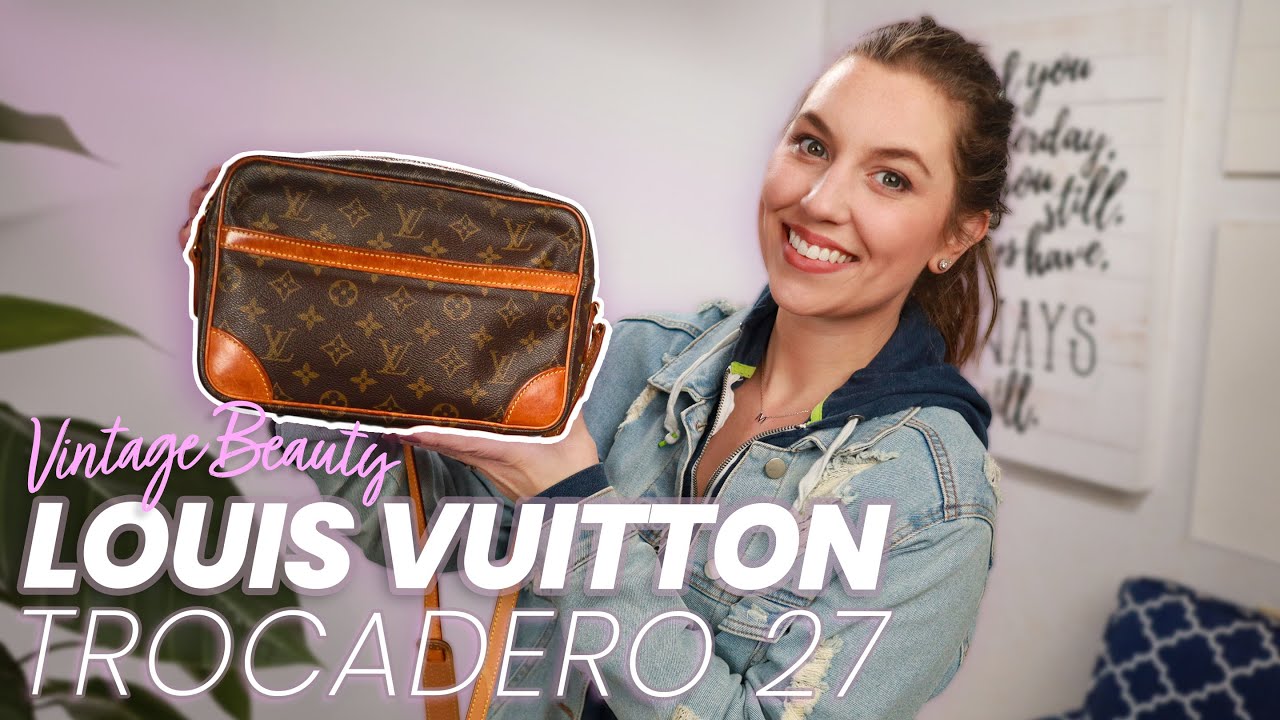 Обзор винтажной сумки Louis Vuitton Trocadero 27 и что в ней! Незаменимая вещь из коллекции LV Cl...