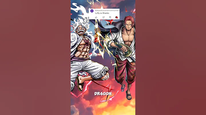 Luffy vs Shanks                #whoisstrongest #onepiece