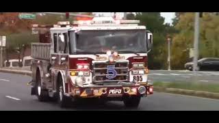 Prince Georgie's County Fire Department Engine 805 Responding to a Medical Call