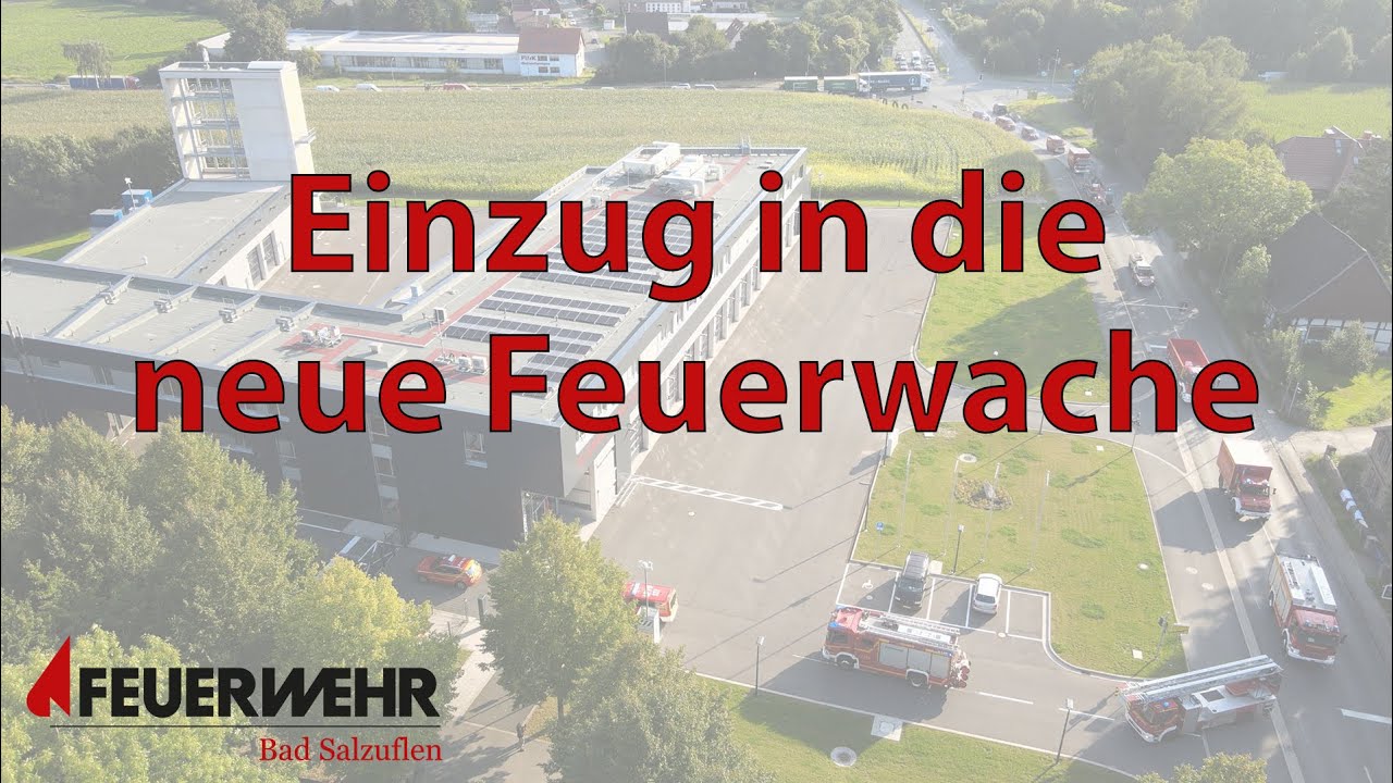 Umzug in die neue Feuerwache Bad Salzuflen