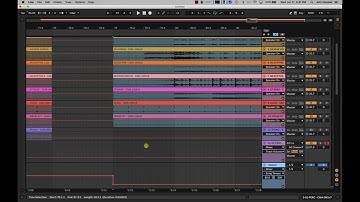 Ableton Live Crossfade Clips in Scene View Multi Track