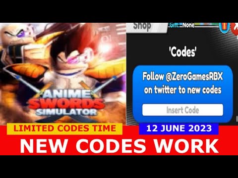 Anime Swords Simulator Codes - Roblox - December 2023 