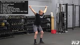 Squat Snatch Progression (B)