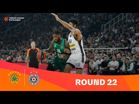 Panathinaikos-Partizan | Round 22 Highlights | 2023-24 Turkish Airlines EuroLeague