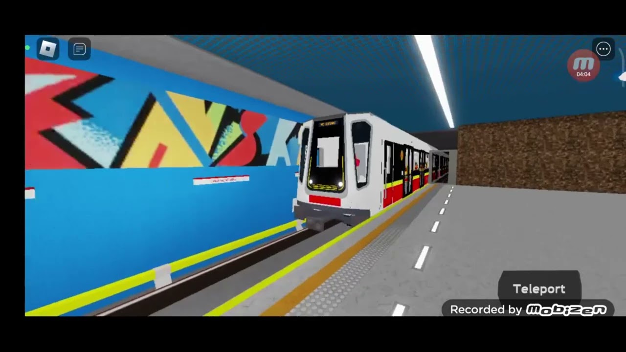 Варшавское метро в роблоксе Warszawskie metro w roblox