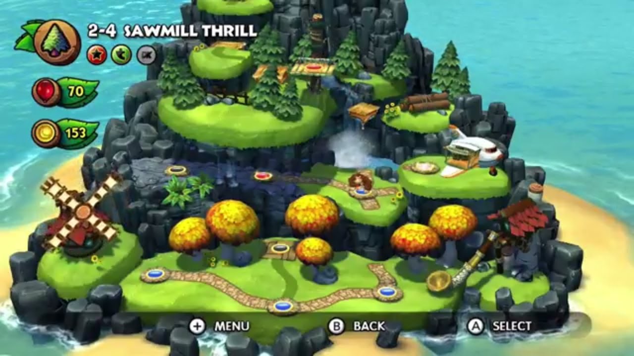 Donkey Kong Country Tropical Freeze 24 Sawmill Thrill YouTube