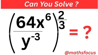 Advanced Indices Made Easy No Calculator Maths Problem...