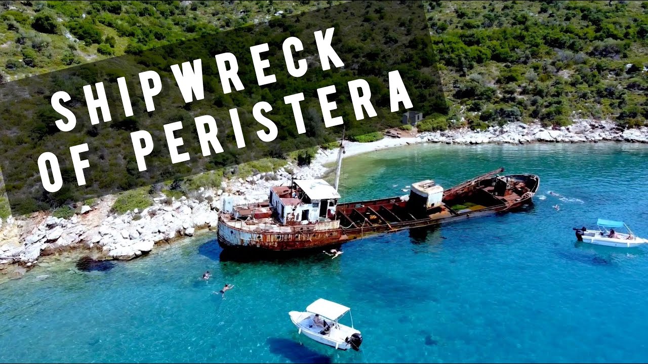 Shipwreck Alonissos of Peristera Island GREECE 🇬🇷 YouTube