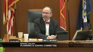 03/22/23 Council Committee: Planning & Zoning