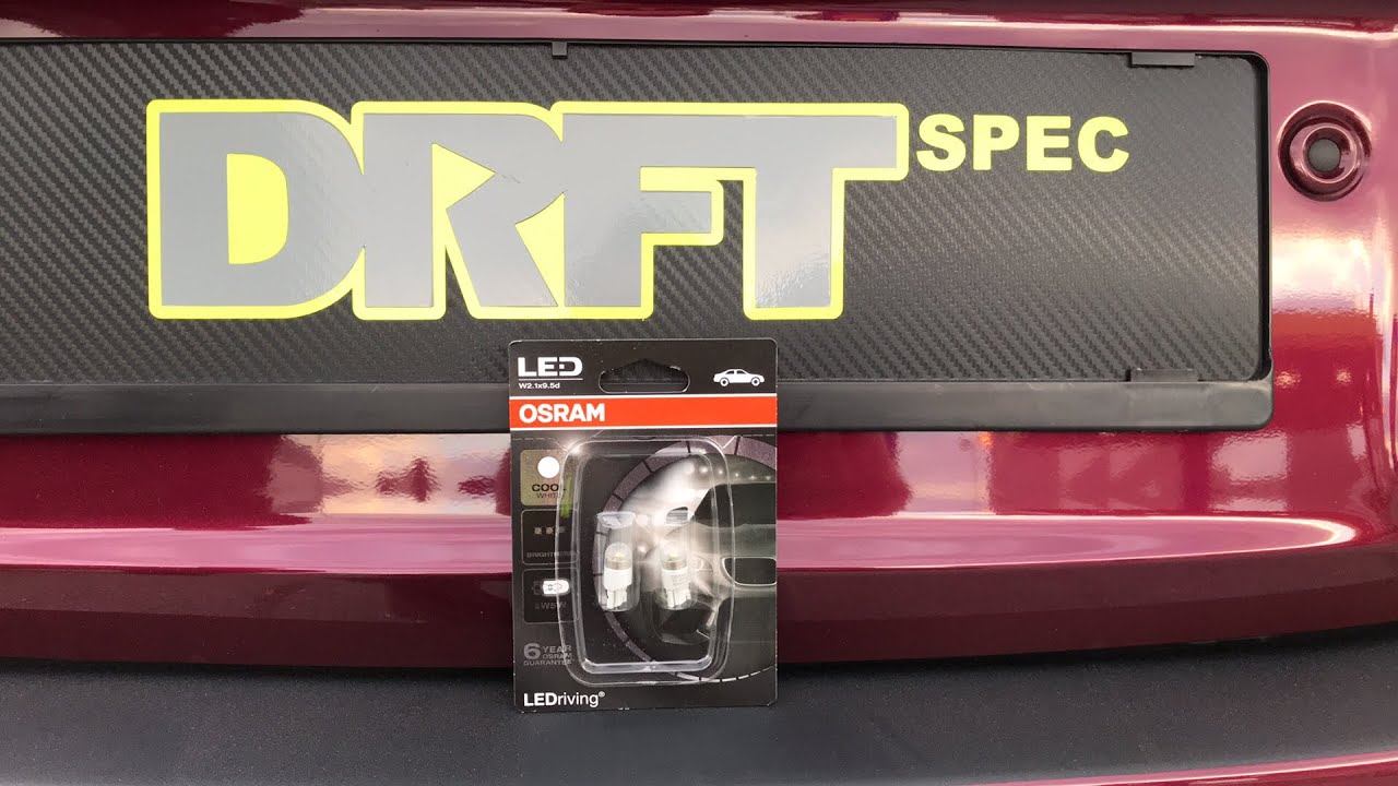 osram number plate bulb