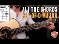 All the chords in the key of d major  you need to know this