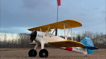 Fly With Me in 360°! Dancing Wings PT-17 RC Biplane Adventure. A Joy Ride…