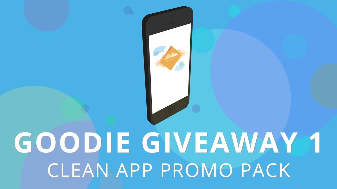 Goodie Giveaway 1 Clean App Promo Pack YouTube