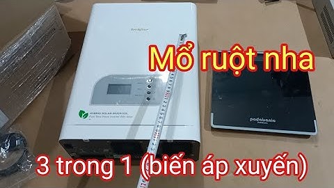 🇻🇳 Nồi đồng, cối đá, chạy bền bỉ, đẳng cấp 1 biến tần Techfine 3kva/2400w - Shop Solar