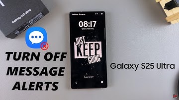 How To Disable Text Message Notifications On Samsung Galaxy S25 / S25 Ultra