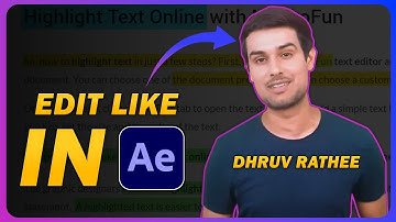 How To Make Animations Like Vox, Soch, Dhruv Rathee in After Effects -  اردو / हिंदी