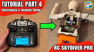 How To Build your RC Skydiver Pro | Tutorial Part 4 : Electronics Installation and Transmitter Setup