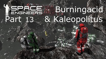 Space Engineers Co-op Survival - Part 13 - Huge Ass Rocks