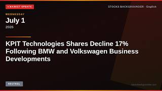 KPIT Technologies Shares Decline 17% Following BMW and Volkswagen Business Developments — Explain...
