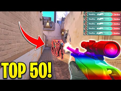 Top 50 Most Unbelievable Aces In Valorant!