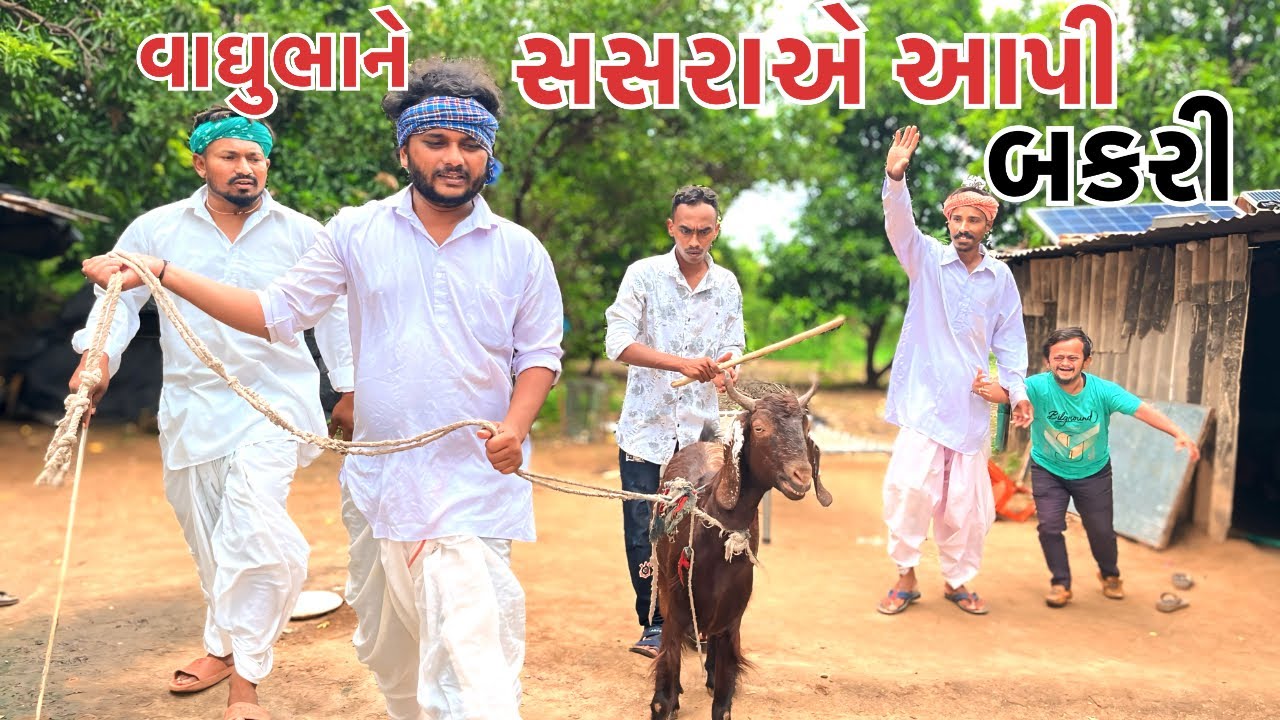 વાઘુભાને સસરાએ આપી બકરી || Vaghubha A Sasra A Aapi Bakri || Vaghubha Comedy Video 2024