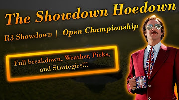 PGA DFS: Showdown Hoedown R3 | Open Championship