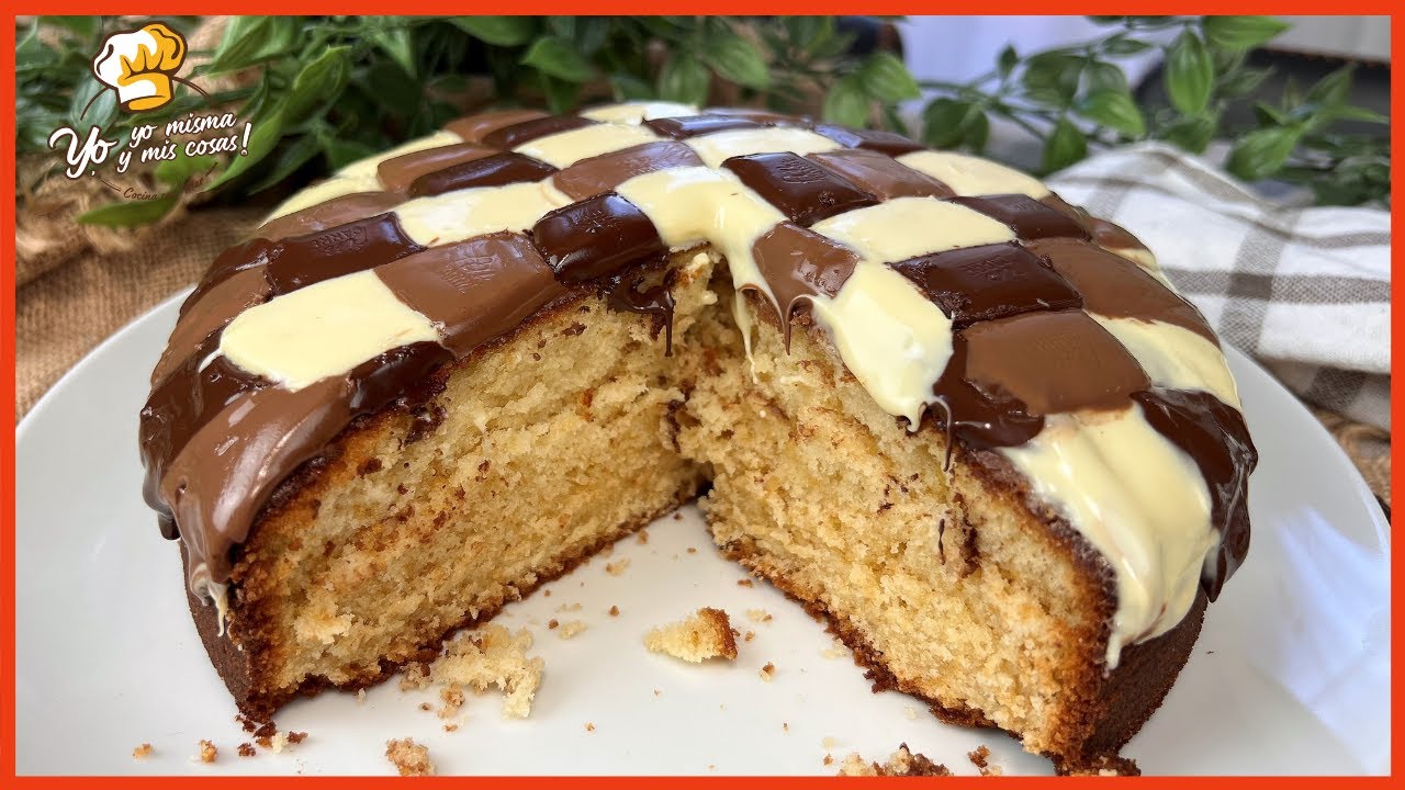 ⭐😀 BIZCOCHO de Yogur con 3 CHOCOLATES bien chocolateado y rico