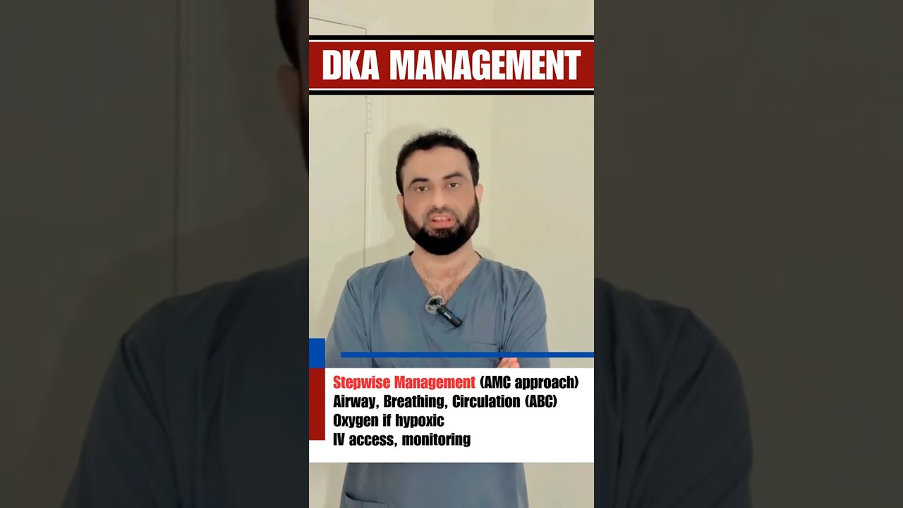 Diabetic Ketoacidosis Management | Exam Key Points | AMC Lectures | FCPS, NRE, PLAB, USMLE, JCAT