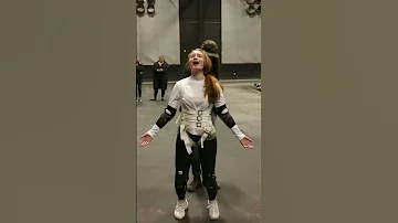Sadie Sink On The Set Of Stranger Things Season 4 Shorts 