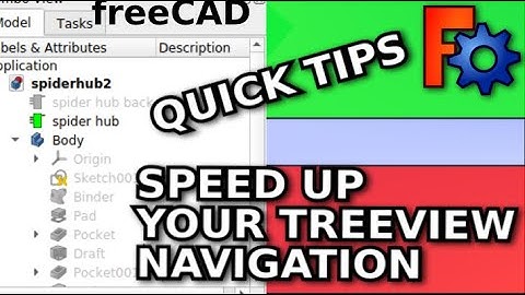 FreeCAD: Speed up your treeview navigation with this quick tip