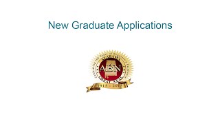 New Graduate Applications